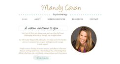 Desktop Screenshot of mandycavan.com
